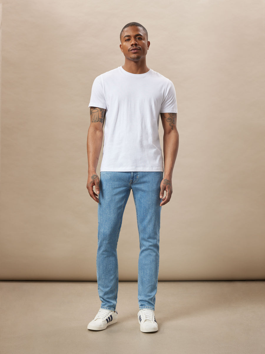RSQ Mens Slim Straight Light Denim Jeans LIGHT WASH Tillys, 40% OFF