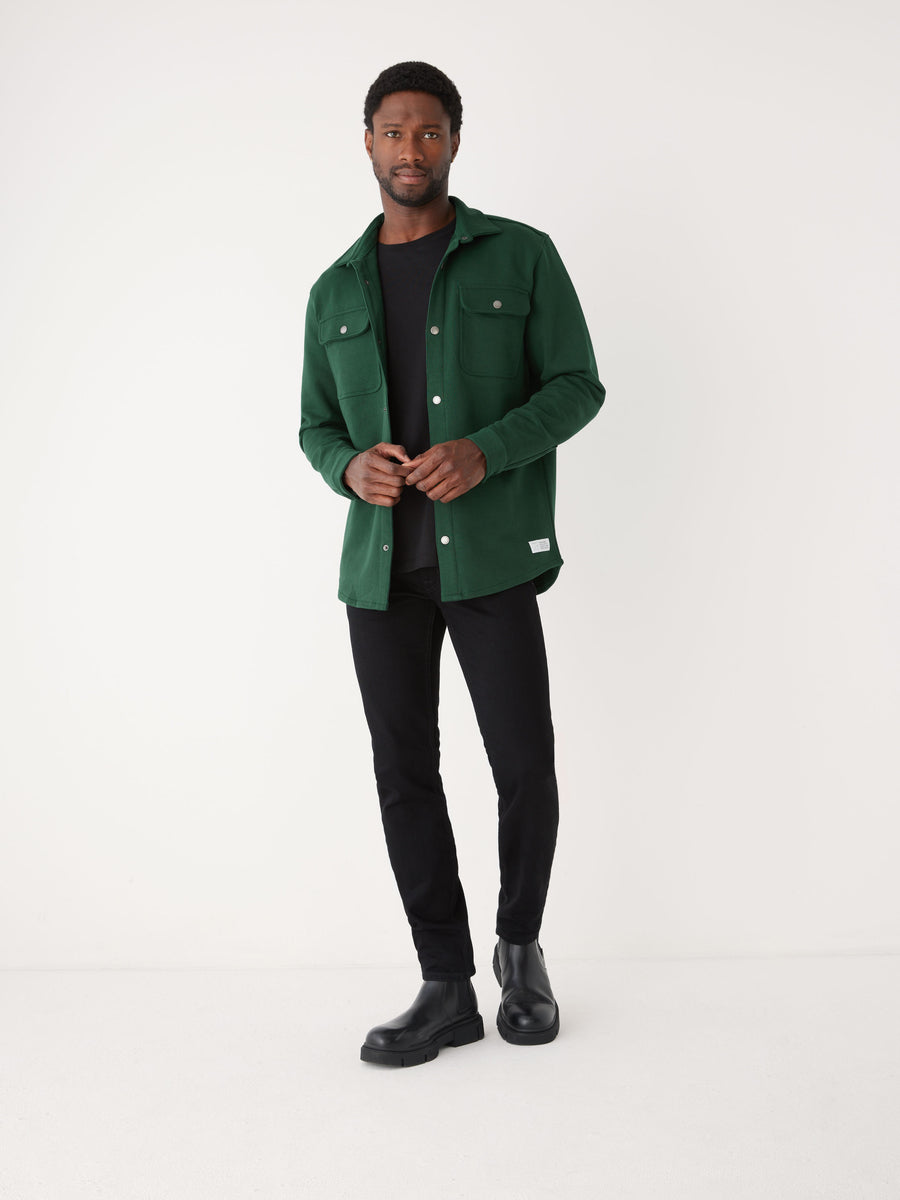 green overshirt men