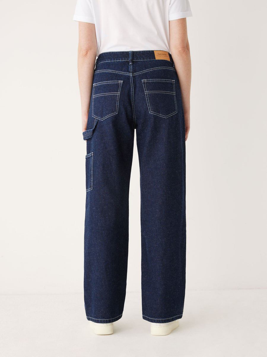 The Courtney Loose Cargo Jean in Navy – Frank And Oak USA