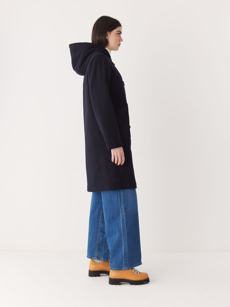 The Maybelle Duffle Coat in Deep Blue – Frank And Oak USA