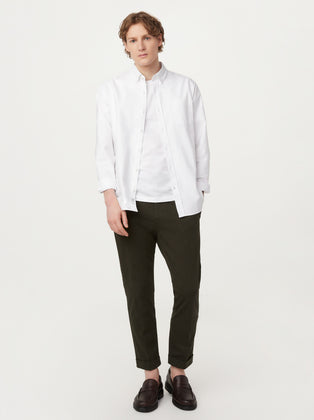 The Jasper Oxford Shirt in White