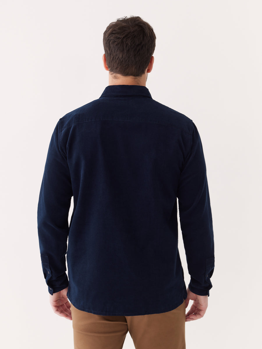 The Boxy Corduroy Shirt in Night Sky Blue – Frank And Oak USA