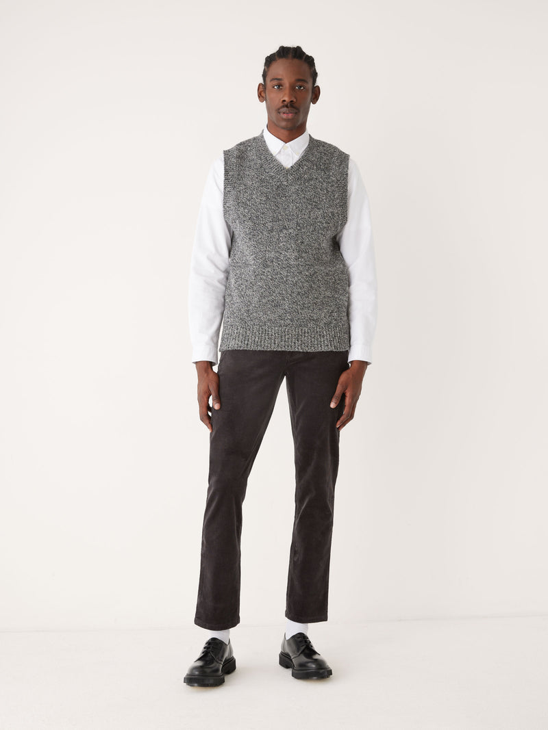 The Donegal Sweater Vest in Charcoal – Frank And Oak Canada