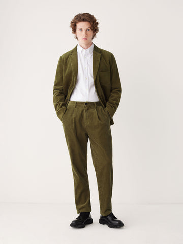 The Brunswick Slim Fit Corduroy Pant in Caramel Brown