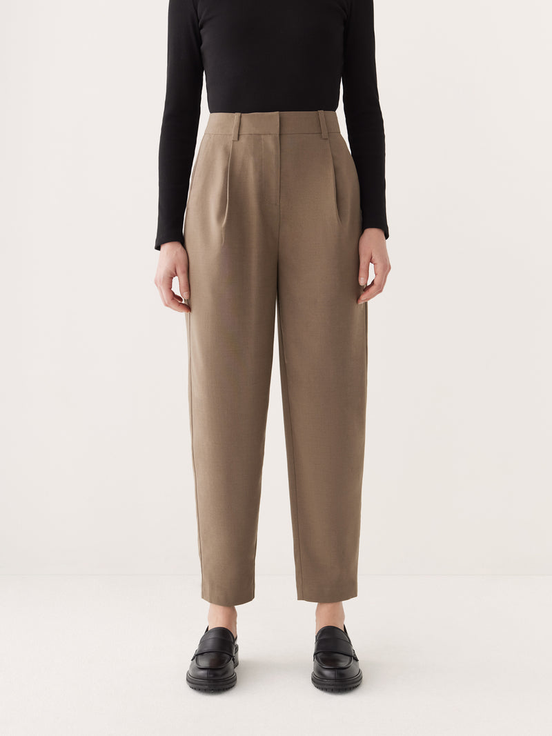 The Amelia Balloon Pant in Muted Brown – Frank And Oak USA
