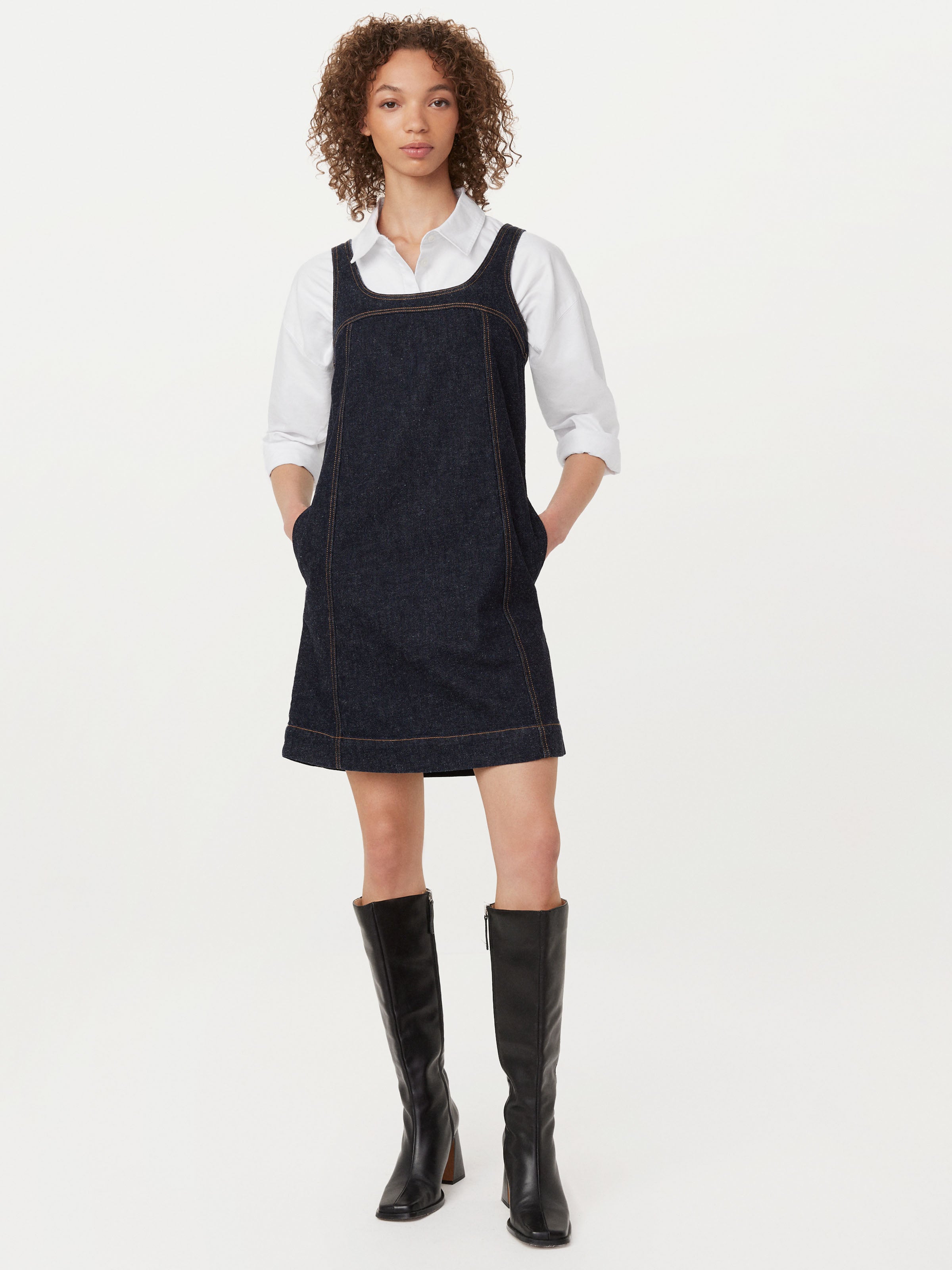 H and m pinafore dress best sale